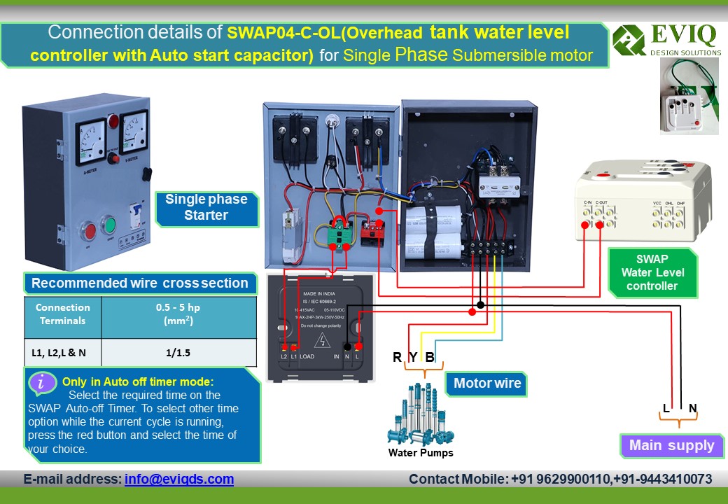 Automatic level controllers/Multipurpose Timer usage with various motor ...